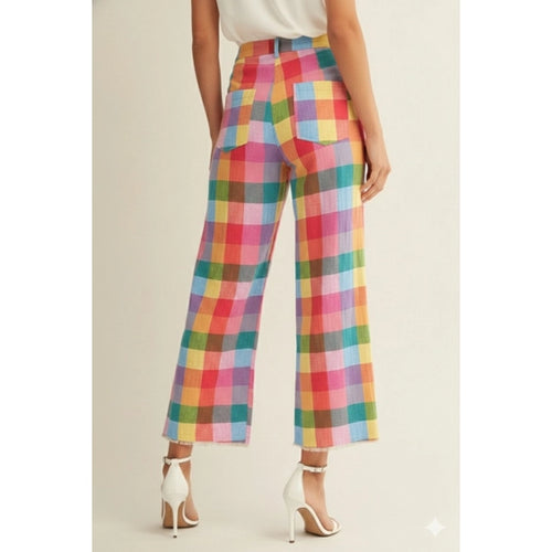 Bright Checked Pants