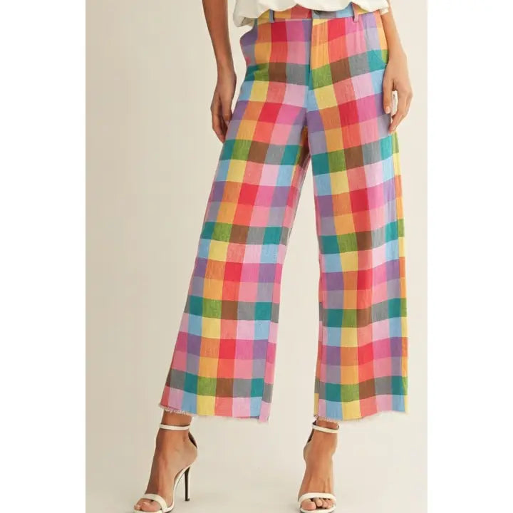 Bright Checked Pants