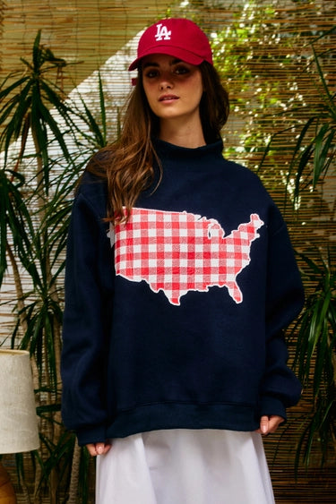 Reversible Oversized Sweatshirt