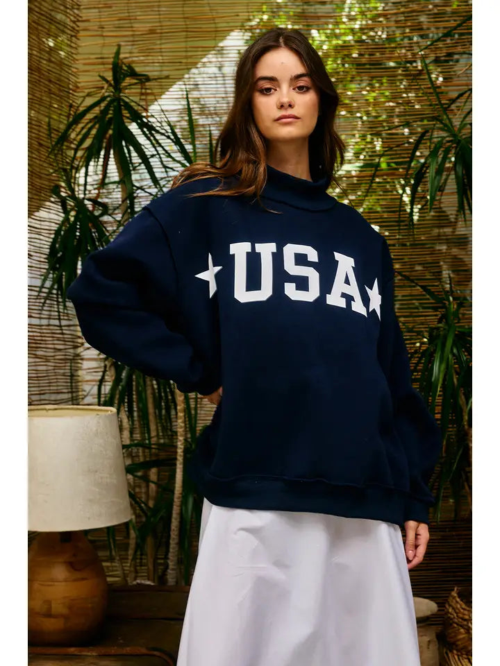 Reversible Oversized Sweatshirt